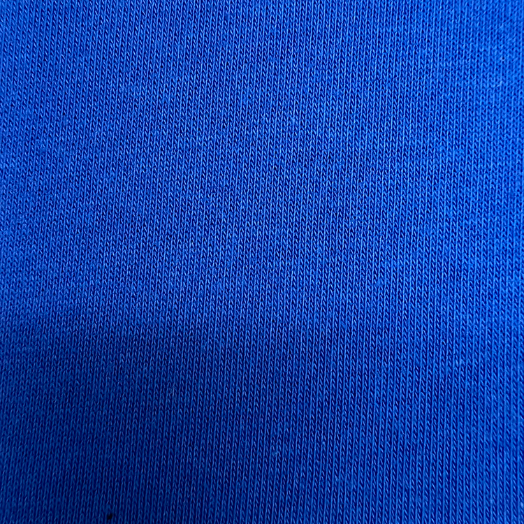 Tecido de lã de poliéster azul royal para moletons, moletons e roupas casuais
